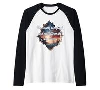 He Counts The Stars and Calls Them All by Name Psalm 147:4 Raglan Baseball Tee