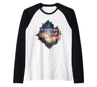 He Counts The Stars and Calls Them All by Name Psalm 147:4 Raglan Baseball Tee
