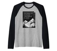 He Counts The Stars and Calls Them All by Name Psalm 147:4 Raglan Baseball Tee