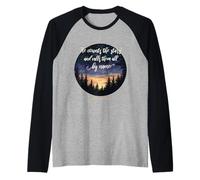 He Counts The Stars and Calls Them All by Name Psalm 147:4 Raglan Baseball Tee