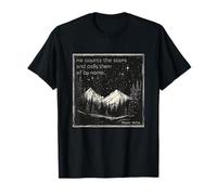 He Counts The Stars and Calls Them All by Name Psalm 147:4 T-Shirt