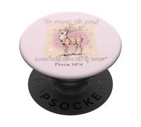 He Counts the Stars Bible Verse Deer PopSockets Adhesive PopGrip