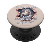 He Counts the Stars Bible Verse Deer PopSockets Adhesive PopGrip