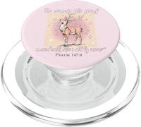 He Counts the Stars Bible Verse Deer PopSockets PopGrip for MagSafe