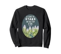 He Counts the Stars Psalm 147:4 Christian Scripture Sweatshirt