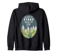 He Counts the Stars Psalm 147:4 Christian Scripture Zip Hoodie