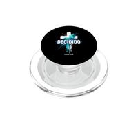 He Decidido Baptized Baptism Christian Spanish Jesus Cross PopSockets PopGrip for MagSafe