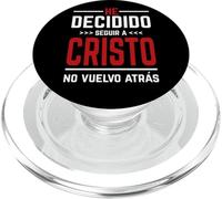 He Decidido Seguir A Cristo No Vuelvo Atras PopSockets PopGrip for MagSafe