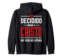 He Decidido Seguir A Cristo No Vuelvo Atras Zip Hoodie