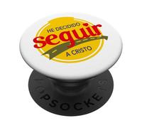 He Decidido Seguir a Cristo PopSockets Adhesive PopGrip
