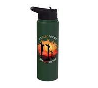 He Died for Me So I Live for Him Easter is About Jesus Stainless Steel Insulated Water Bottle