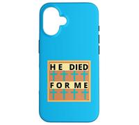 HE DIED FOR ME! Worship song with CROSSES Case for iPhone 16