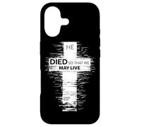 He Died So That We May Live John 10:10 Christian Cross Case for iPhone 17