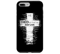 He Died So That We May Live John 10:10 Christian Cross Case for iPhone 7 Plus/8 Plus