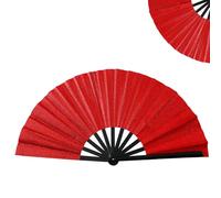 he Hand Fan Largefold Fans for Boots on The Ground Hand Fan,Large Clack Fans with Laser Colors./ (A7)