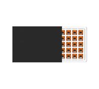 He has high efficiency in the axis for smooth and silent operation on the keyboard and office equipment