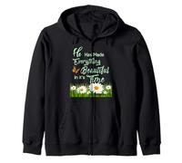 He Has Made Everything Beautiful in It's own Time Ecc 3:11 Zip Hoodie