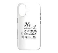 He Has Made Everything Beautiful In Its Time Bible Quote Case for iPhone 17