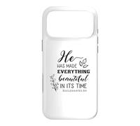 He Has Made Everything Beautiful In Its Time Bible Quote Case for iPhone 17 Pro Max