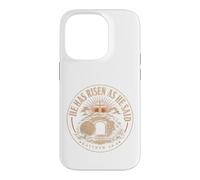 He Has Risen As He Said Matthew 28:6 Christian Emblem Case for iPhone 14 Pro