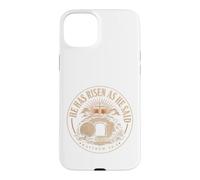 He Has Risen As He Said Matthew 28:6 Christian Emblem Case for iPhone 15 Plus
