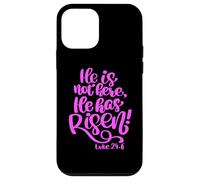He Has Risen Bible Verse Luke 24:6 Scripture Faith Prayer Case for iPhone 12 mini
