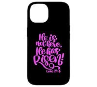 He Has Risen Bible Verse Luke 24:6 Scripture Faith Prayer Case for iPhone 14