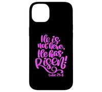 He Has Risen Bible Verse Luke 24:6 Scripture Faith Prayer Case for iPhone 14 Plus