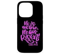 He Has Risen Bible Verse Luke 24:6 Scripture Faith Prayer Case for iPhone 14 Pro