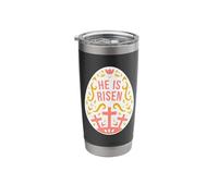 He Has Risen Easter Egg - Jesus Christ Resurrection Stainless Steel Insulated Tumbler