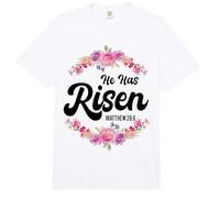 He Has Risen Jesus Christian Religous Easter Sunday Jesus Comfort Colors Adult Heavyweight T-Shirt
