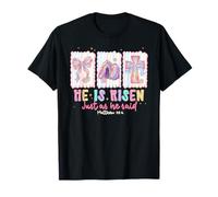 He Has Risen Just As He Said Christian Easter Religious T-Shirt