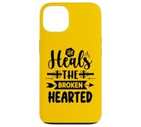 He Heals The Broken Hearted Inspirational Christian Faith Case for iPhone 13