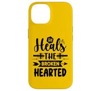 He Heals The Broken Hearted Inspirational Christian Faith Case for iPhone 14