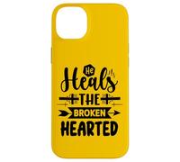 He Heals The Broken Hearted Inspirational Christian Faith Case for iPhone 14 Plus