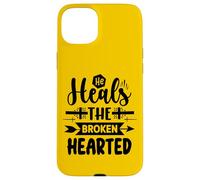 He Heals The Broken Hearted Inspirational Christian Faith Case for iPhone 15 Plus
