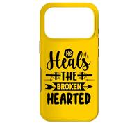 He Heals The Broken Hearted Inspirational Christian Faith Case for iPhone 17 Pro