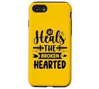 He Heals The Broken Hearted Inspirational Christian Faith Case for iPhone SE (2020) / 7/8
