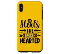 He Heals The Broken Hearted Inspirational Christian Faith Case for iPhone XS Max