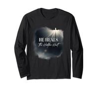 He Heals The Hidden Hurt Christian Emotional Healing Apparel Long Sleeve T-Shirt