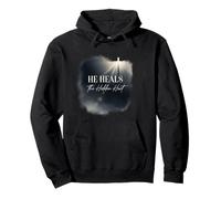 He Heals the Hidden Hurt Christian Emotional Healing Apparel Pullover Hoodie