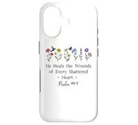 He Heals the Wounds of Every Shattered Heart God Psalm 147:3 Case for iPhone 17