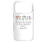 He Heals the Wounds of Every Shattered Heart God Psalm 147:3 Case for iPhone 17 Pro