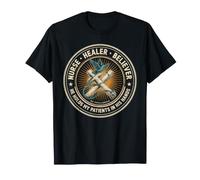 He Holds My Patients in His Hands Nurse T-Shirt
