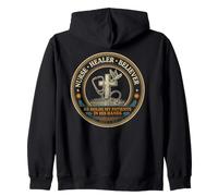 He Holds My Patients In His Hands Nurse Zip Hoodie