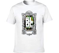 HE&HONP Bloc Party Fashion White T Shirt(XX-Large)