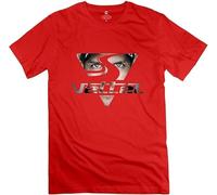 HE&HONP Hx Kingdom Men's Unique T Shirt Sebastian Vettel Red(Large)