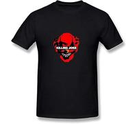 HE&HONP Men's Killing Joke Logo T Shirt Black(3X-Large)