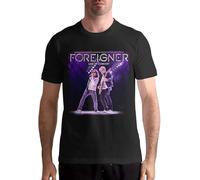 HE&HONP Michael K Hazzard Foreigner Tour 2019 Mens Fashionable Music Graphic T-Shirt XL Black(Large)