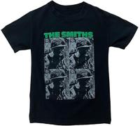 HE&HONP The Smiths Meat is Murder Album VTG Soldier Graphic Morrissey Band Black T Shirt(XX-Large)